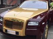 Ô tô - Xe máy - Chủ nhân Rolls-Royce Ghost mạ vàng ở Việt Nam là ai?