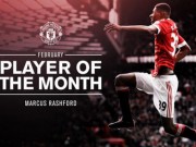 Bóng đá - Chơi 170 phút, Rashford xuất sắc nhất MU tháng 2