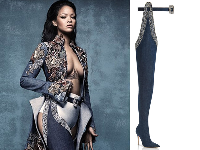 Xu hướng thời trang - Rihanna tiết lộ về đôi bốt khiến phụ nữ dễ bị "bắt cóc"