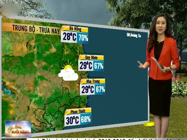 Tin tức trong ngày - Dự báo thời tiết VTV ngày 5/3: Độ ẩm Bắc Bộ lên đến 100%