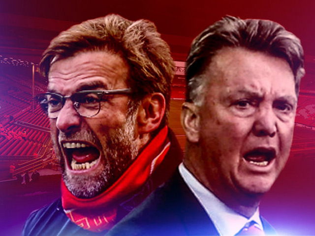 Bóng đá - Klopp đấu trí Van Gaal: Xứng danh kình địch