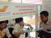 Tin tức trong ngày - Nộp phạt vi phạm giao thông qua bưu điện: 15 phút là xong