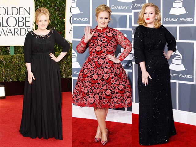 Học “họa mi nước Anh” Adele chọn váy cho nàng béo