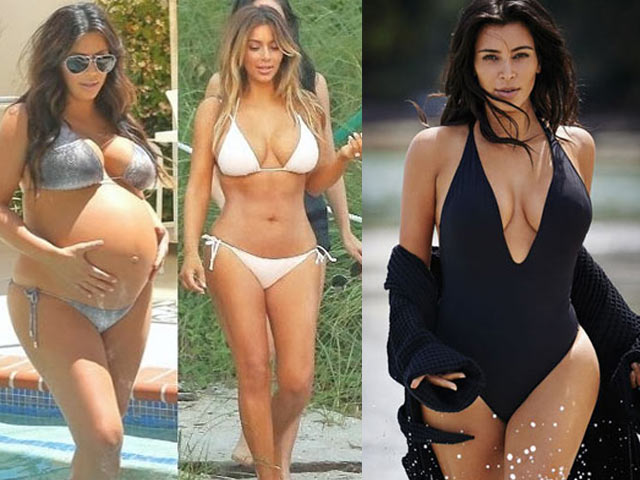 Làm đẹp - Vóc dáng sexy sau sinh nở của cô Kim "siêu vòng 3"