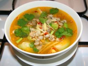 Ẩm thực - Canh trai nấu chua tuyệt ngon chào tuần mới