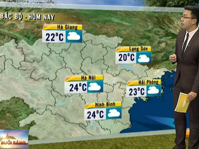 Tin tức trong ngày - Dự báo thời tiết VTV ngày 15/3