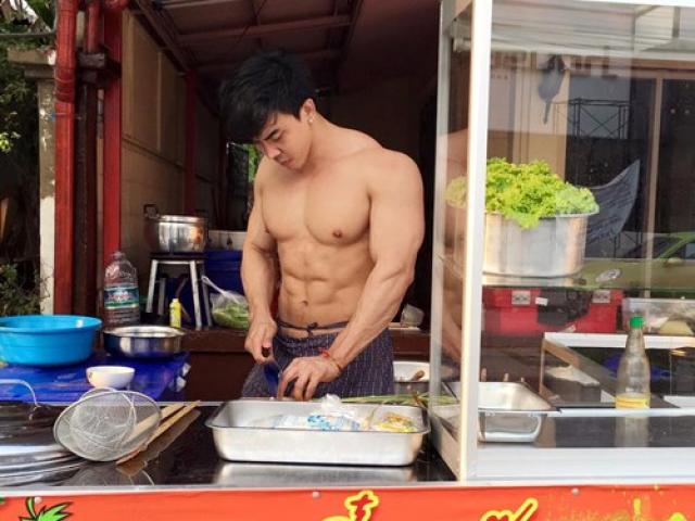 Giới trẻ - Hội trai đẹp khoe thân bán mì gây "sốt" ở Thái Lan