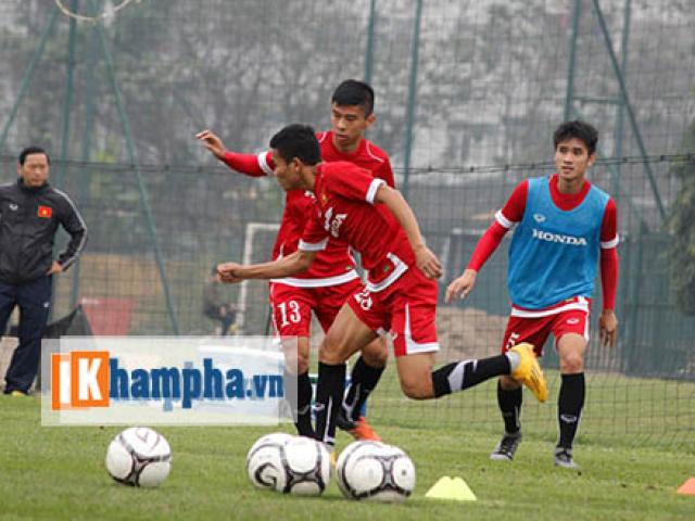 Video bóng đá hot - Đội tuyển VN: HLV Hữu Thắng trổ tài đá tiki-taka
