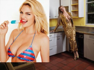 Người mẫu - Hoa hậu - Kate Upton cực sexy khi nhập vai &quot;bà nội trợ đảm đang&quot;