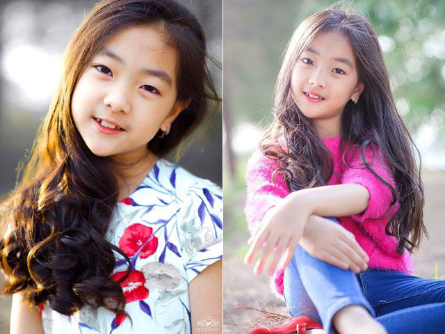 Bạn trẻ - Cuộc sống - Bé gái Hải Dương được ví "xinh như hoa hậu"