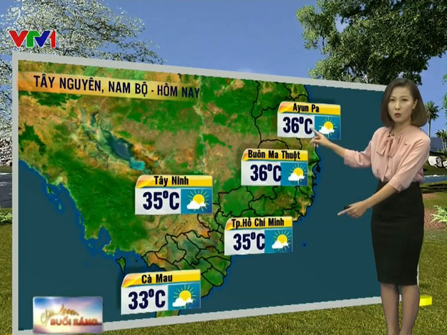 Tin tức trong ngày - Dự báo thời tiết VTV ngày 18/3: Nam Bộ vào đợt nắng nóng mới