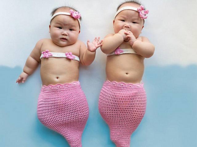 Bạn trẻ - Cuộc sống - Ngắm 2 em bé này, ai cũng muốn sinh đôi
