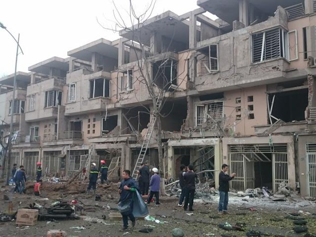 Clip: Hiện trường vụ nổ kinh hoàng ở KĐT Văn Phú