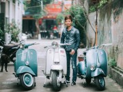 Ô tô - Xe máy - Gặp người sở hữu nhiều Vespa cổ nhất Thái Bình