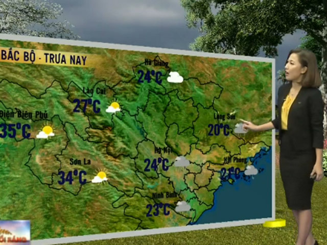 Tin tức trong ngày - Dự báo thời tiết VTV 22/3: Miền Bắc tiếp tục nồm ẩm