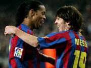 Bóng đá - &quot;Phù thủy&quot; Ronaldinho - Messi: Ai mới là “Vua” ở Barca?