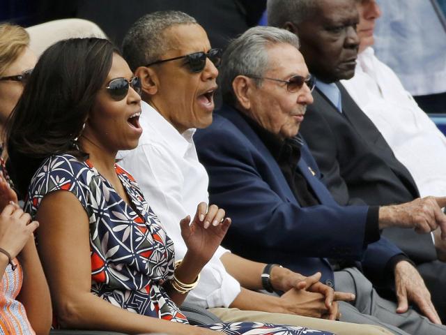 Khủng bố ở Bỉ, Obama điềm nhiên xem bóng chày ở Cuba