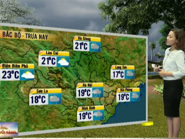 Tin tức trong ngày - Dự báo thời tiết VTV ngày 25/3
