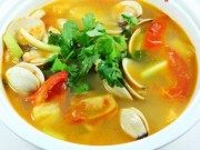 Ẩm thực - Canh ngao nấu riêu thanh mát bữa cơm trưa