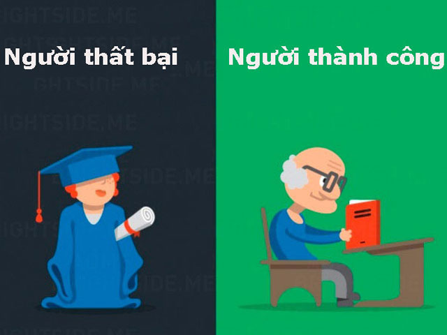 Bạn trẻ - Cuộc sống - Suy nghĩ khác biệt giữa người thành công và thất bại
