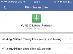 Công nghệ thông tin - Đánh bom ở Pakistan: Facebook gửi cảnh báo nhầm cho cả TG