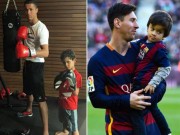 Bóng đá - Ronaldo - Messi dạy con: Khổ luyện và bản năng