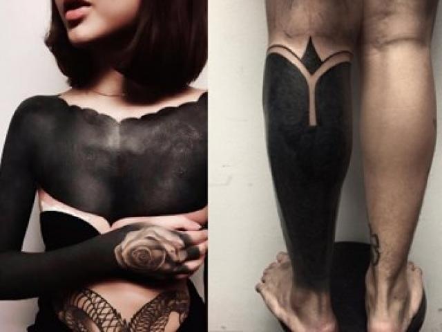 Bạn trẻ - Cuộc sống - Hết hồn với mốt xăm đen phủ kín người như quỷ