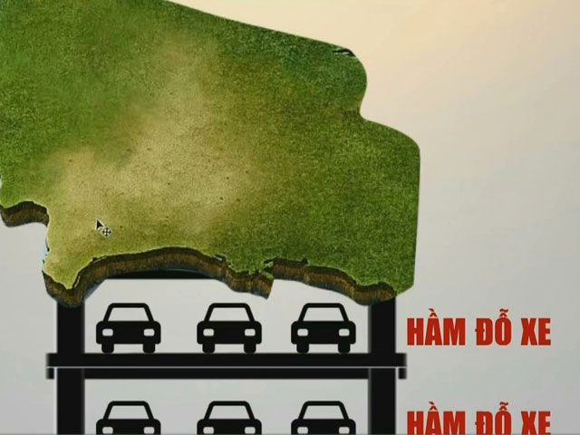 Tài chính - Bất động sản - Không có công trình nổi ở bãi đỗ xe ngầm CV Thống Nhất