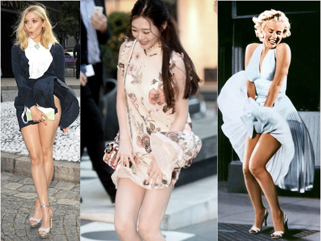 Thời trang công sở - Loạt pha tốc váy gợi nhớ "bom sex" Marilyn Monroe