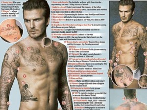 Làm đẹp - David Beckham ngồi 5 tiếng để có hình xăm thứ 41