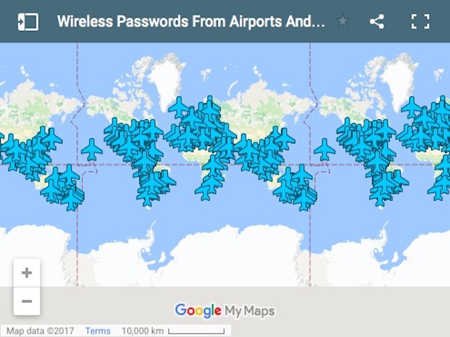 Công nghệ thông tin - Mẹo xem mật khẩu Wi-Fi sân bay bằng Google Maps