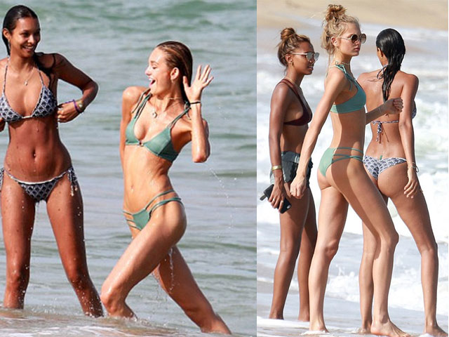 Bí quyết mặc đẹp - 3 cặp chân dài miên man "đốt cháy" bãi biển chiều