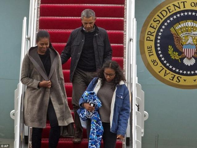 Obama về nhà sau chuyến nghỉ mát cuối cùng ở Hawaii