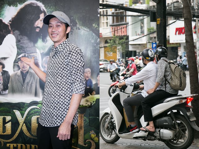 Phim - Hoài Linh đi xe máy, mang dép lê ra mắt phim hành động