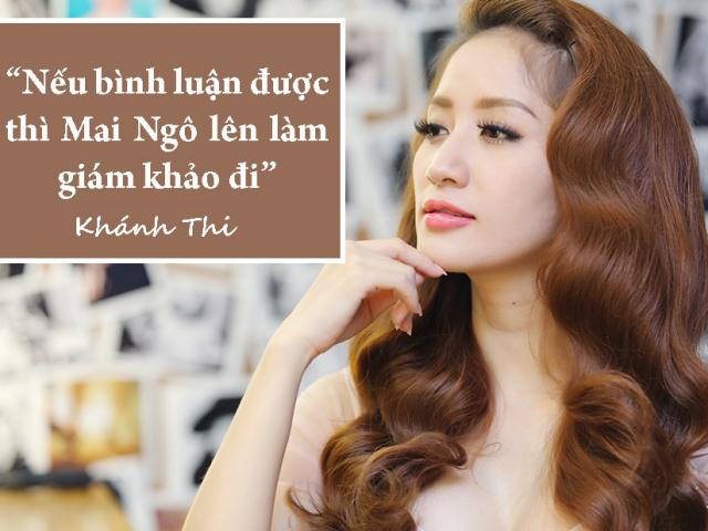 Nhạc - Khánh Thi: "Nếu bình luận được, Mai Ngô làm giám khảo đi"
