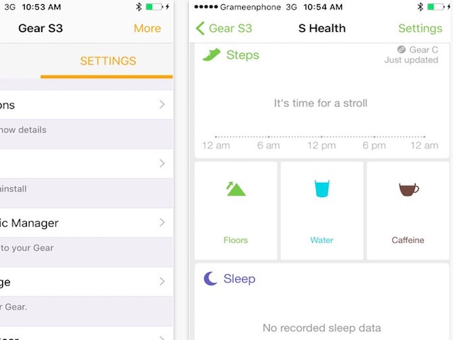 Công nghệ thông tin - Lần đầu tiên có ứng dụng Samsung Gear S cho iPhone