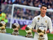 Bóng đá - Real thắng đậm, Ronaldo “nổ súng” khoe Bóng vàng, Giày vàng