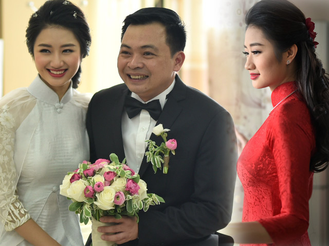 Người mẫu - Hoa hậu - Hoa hậu Thu Ngân kiều diễm "động lòng người" trong đám hỏi