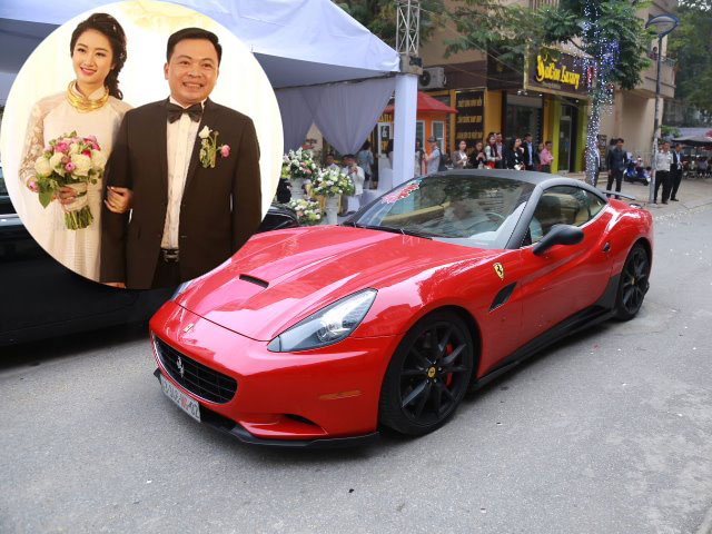 Choáng với dàn siêu xe trong đám cưới Hoa hậu Thu Ngân