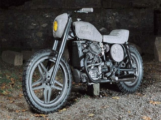Thế giới xe - Ngắm 1982 Honda CX500 đặc biệt với vật liệu từ đá