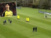 Bóng đá - Thủ môn số 1 Chelsea sút phạt kèo trái giỏi tựa Messi