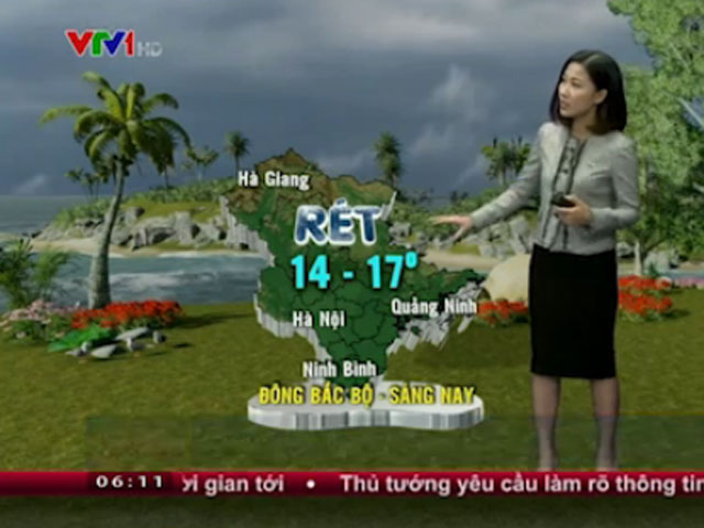 Tin tức trong ngày - Dự báo thời tiết VTV 20/1: Nhiệt độ giảm sâu ở Bắc Bộ, Trung Bộ có mưa