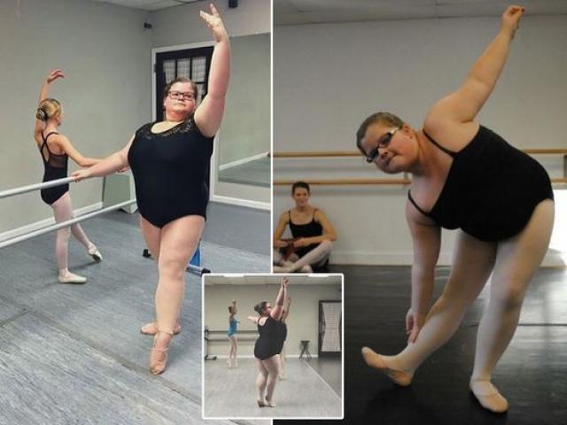 Bạn trẻ - Cuộc sống - Clip: Nàng béo "gây bão" với màn múa ballet điêu luyện