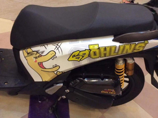 Xe máy - Xe đạp - Ngắm Honda SH khoe "áo mới' với chú ‘rồng Pikachu’