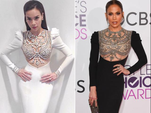 Người mẫu - Hoa hậu - Nghi vấn hãng thời trang danh giá "đạo nhái" váy Hà Hồ?