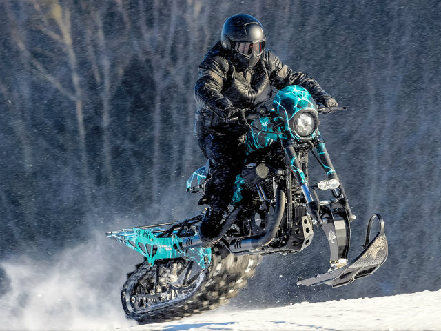 Ngạc nhiên Harley-Davidson Roadster độ rồng tuyết