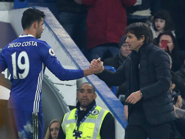 Bóng đá - Ghi bàn ở trận 100 cho Chelsea, Costa lại được Conte "yêu"