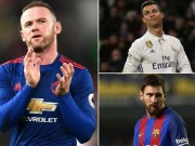 Bóng đá - Rooney sánh ngang Ronaldo, Messi: MU có nên dựng tượng?