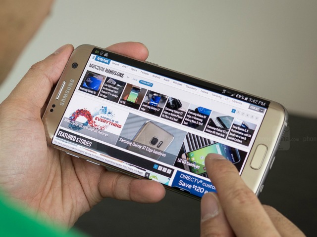 Samsung Galaxy S7 Edge gặp lỗi màn hình