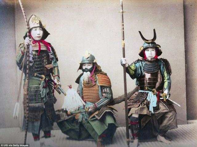 Ảnh màu hiếm có về samurai Nhật cách đây 130 năm